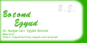 botond egyud business card